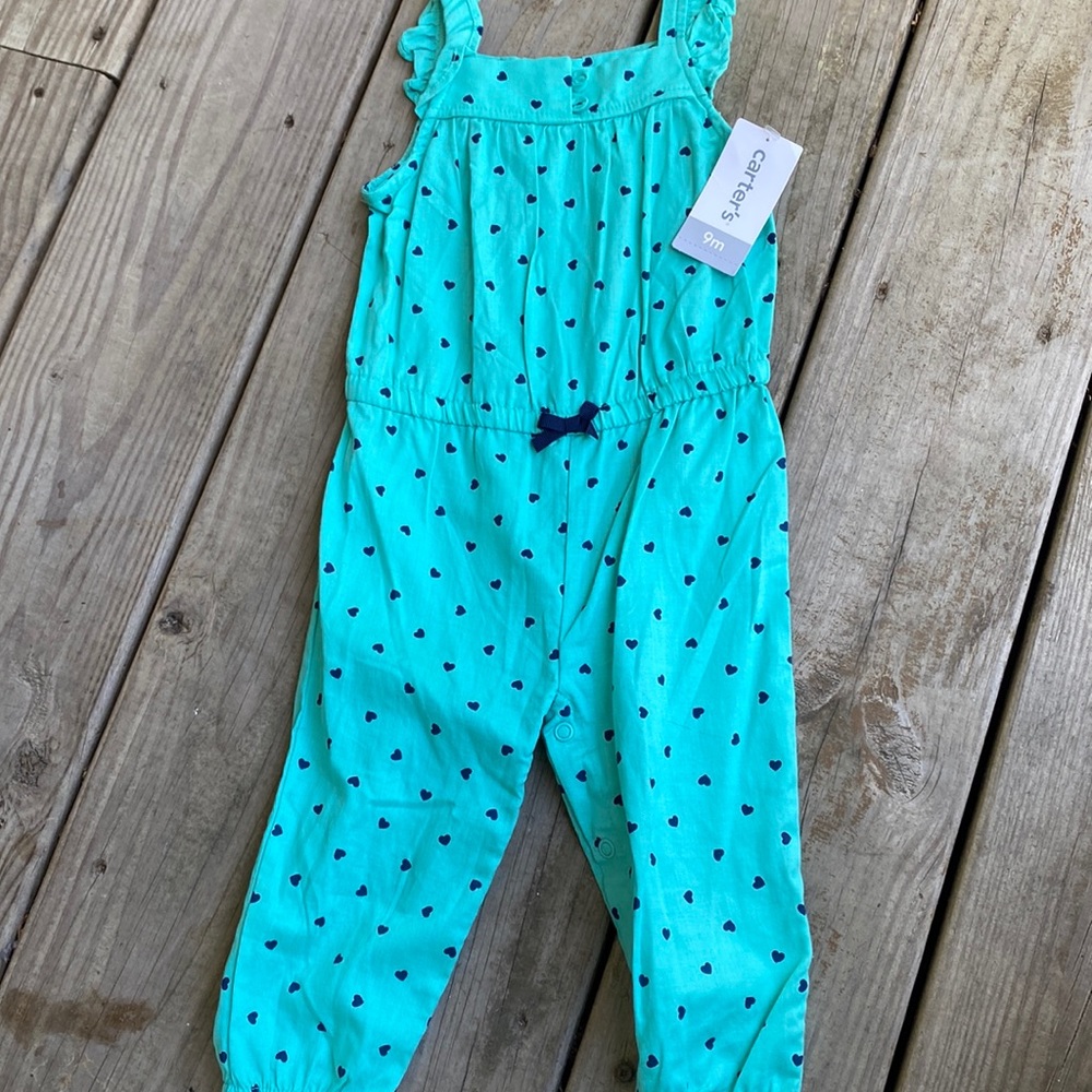 Blue heart jumpsuit